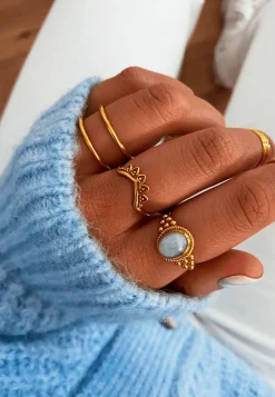 ANILLO AUSAT BAÑADO EN ORO
