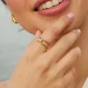 ANILLO AVASA BAÑADO EN ORO