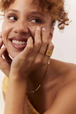 ANILLO BLE BAÑADO EN ORO