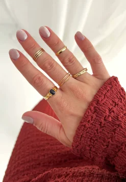 ANILLO BLE BAÑADO EN ORO