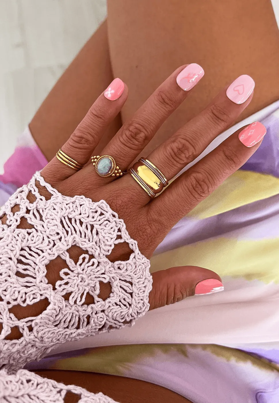 ANILLO CHANDI BAÑADO EN ORO