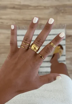 ANILLO CHANDI BAÑADO EN ORO