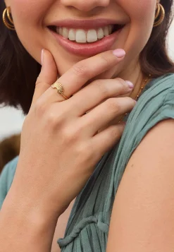 ANILLO CURIYAN BAÑADO EN ORO