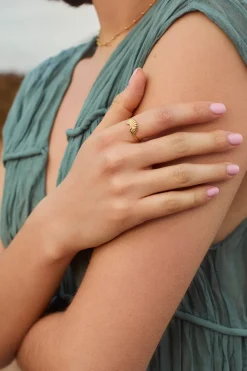ANILLO CURIYAN BAÑADO EN ORO