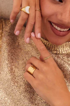 ANILLO DIYA BAÑADO EN ORO