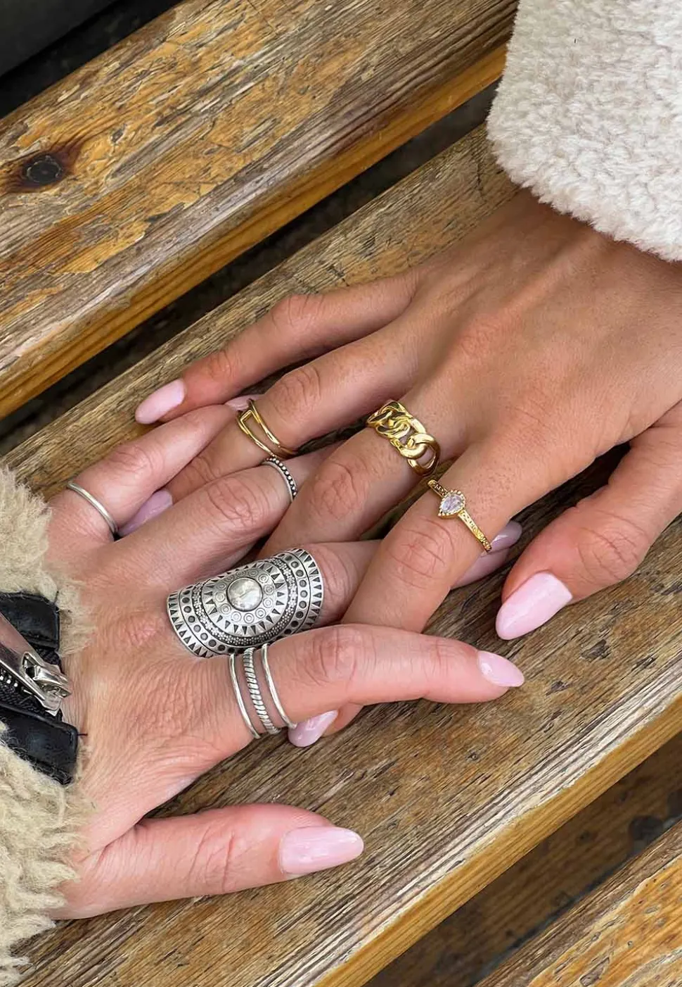ANILLO DOREE BAÑADO EN ORO