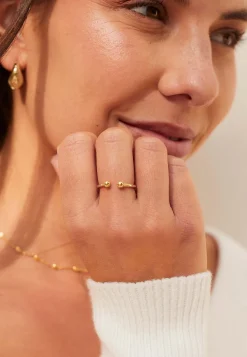 ANILLO GENDON BAÑADO EN ORO