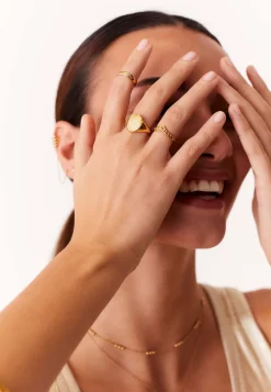 ANILLO ITIHAS BAÑADO EN ORO