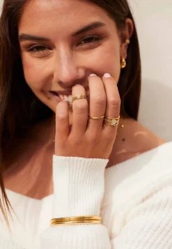 ANILLO KALINDA BAÑADO EN ORO