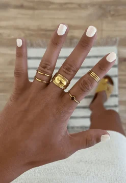 ANILLO KALINDA BAÑADO EN ORO