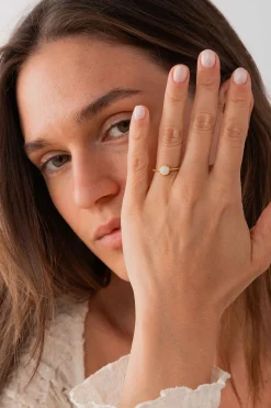 ANILLO KISHORI BAÑADO EN ORO