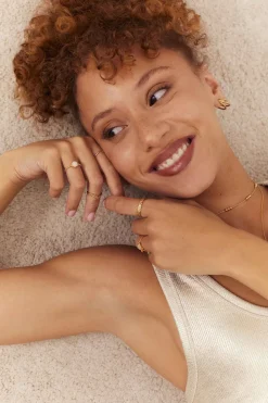 ANILLO KISHORI BAÑADO EN ORO