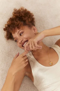 ANILLO KISHORI BAÑADO EN ORO