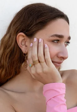 ANILLO LAINEN BAÑADO EN ORO