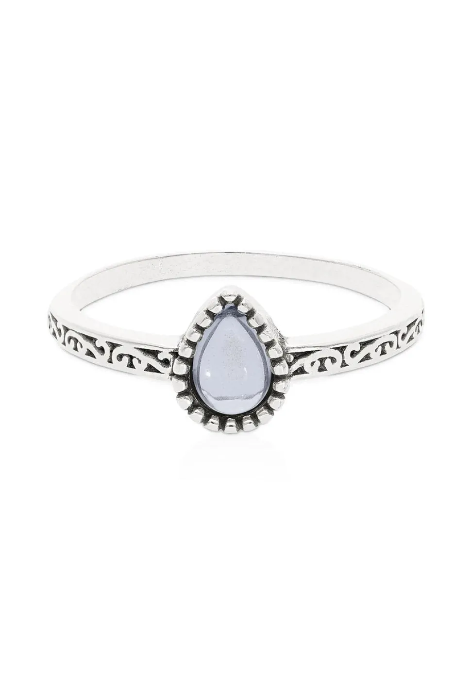ANILLO LANKA TOPACIO AZUL