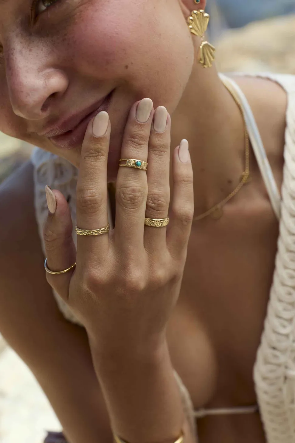 ANILLO MALAVAK BAÑADO EN ORO