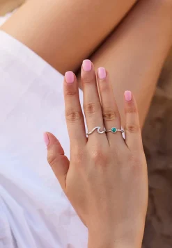 ANILLO MALINI TURQUESA