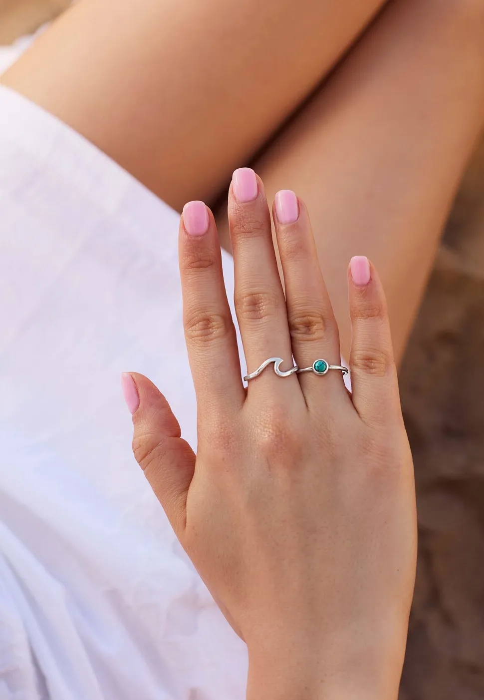 ANILLO MALINI TURQUESA