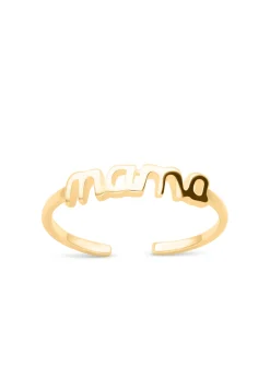 ANILLO MAMA BAÑADO EN ORO