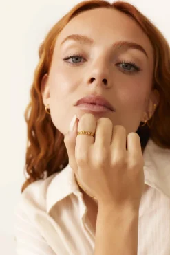 ANILLO MAMA BAÑADO EN ORO