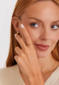 ANILLO NAAM BAÑADO EN ORO
