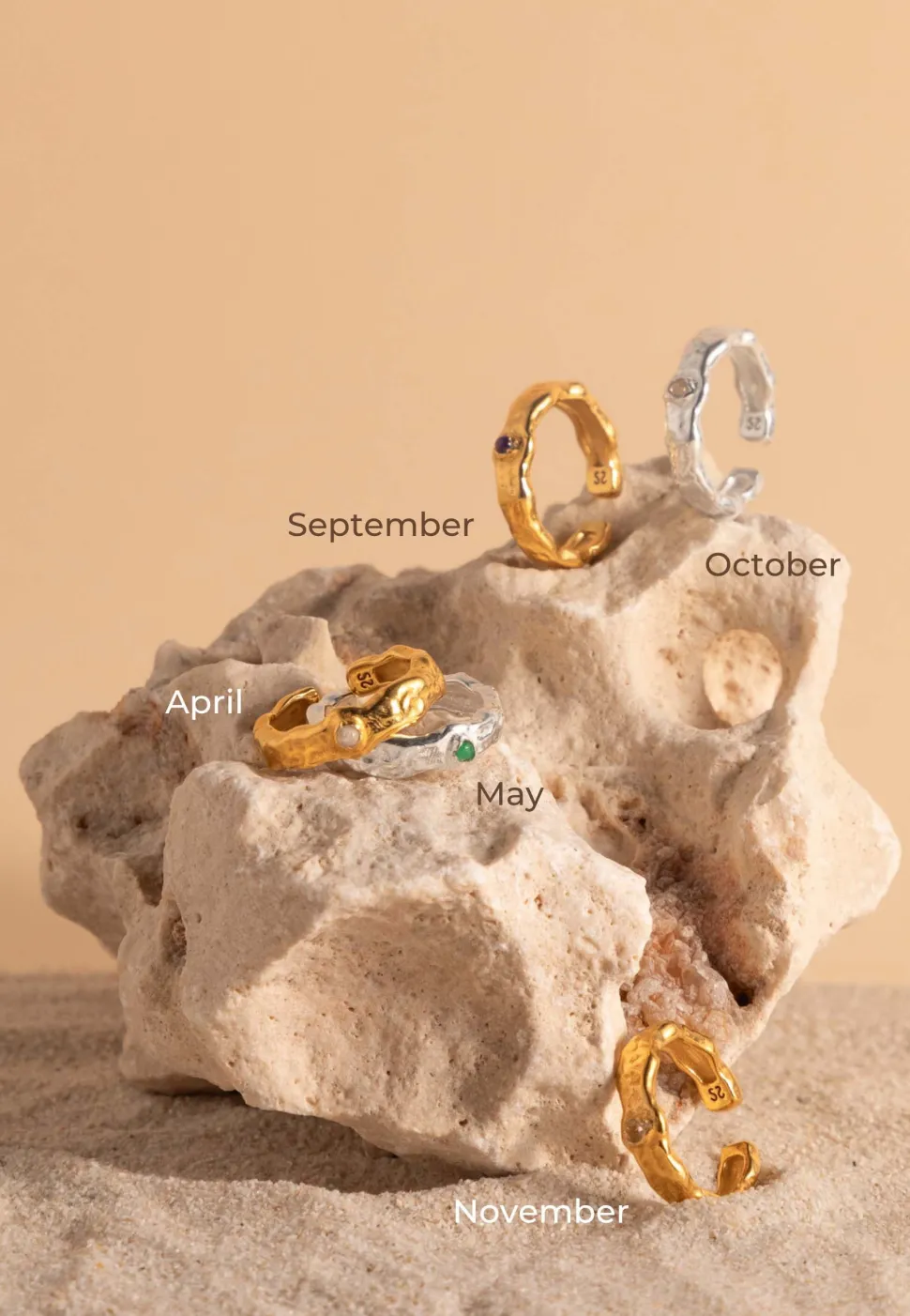 ANILLO PIEDRAS DE NACIMIENTO