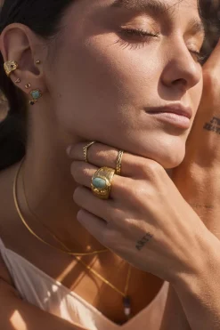 ANILLO PRAKTI BAÑADO EN ORO