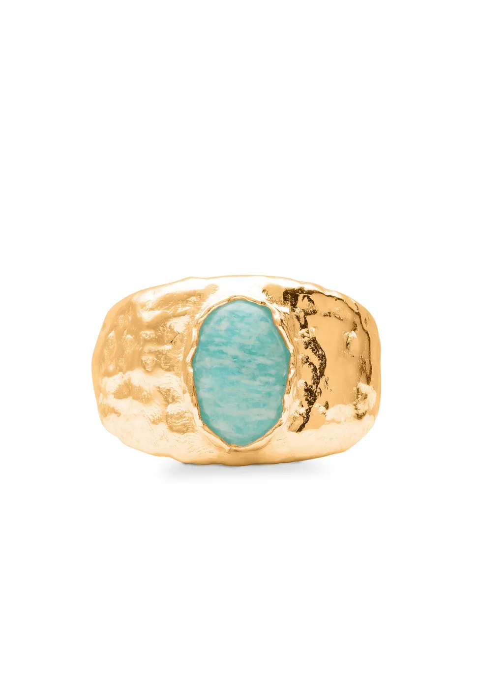 ANILLO PRAKTI BAÑADO EN ORO