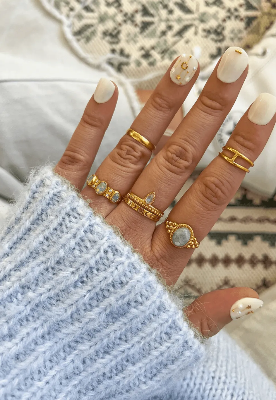 ANILLO SHANATA BAÑADO EN ORO