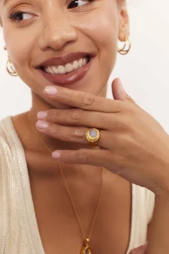 ANILLO SOMESH BAÑADO EN ORO