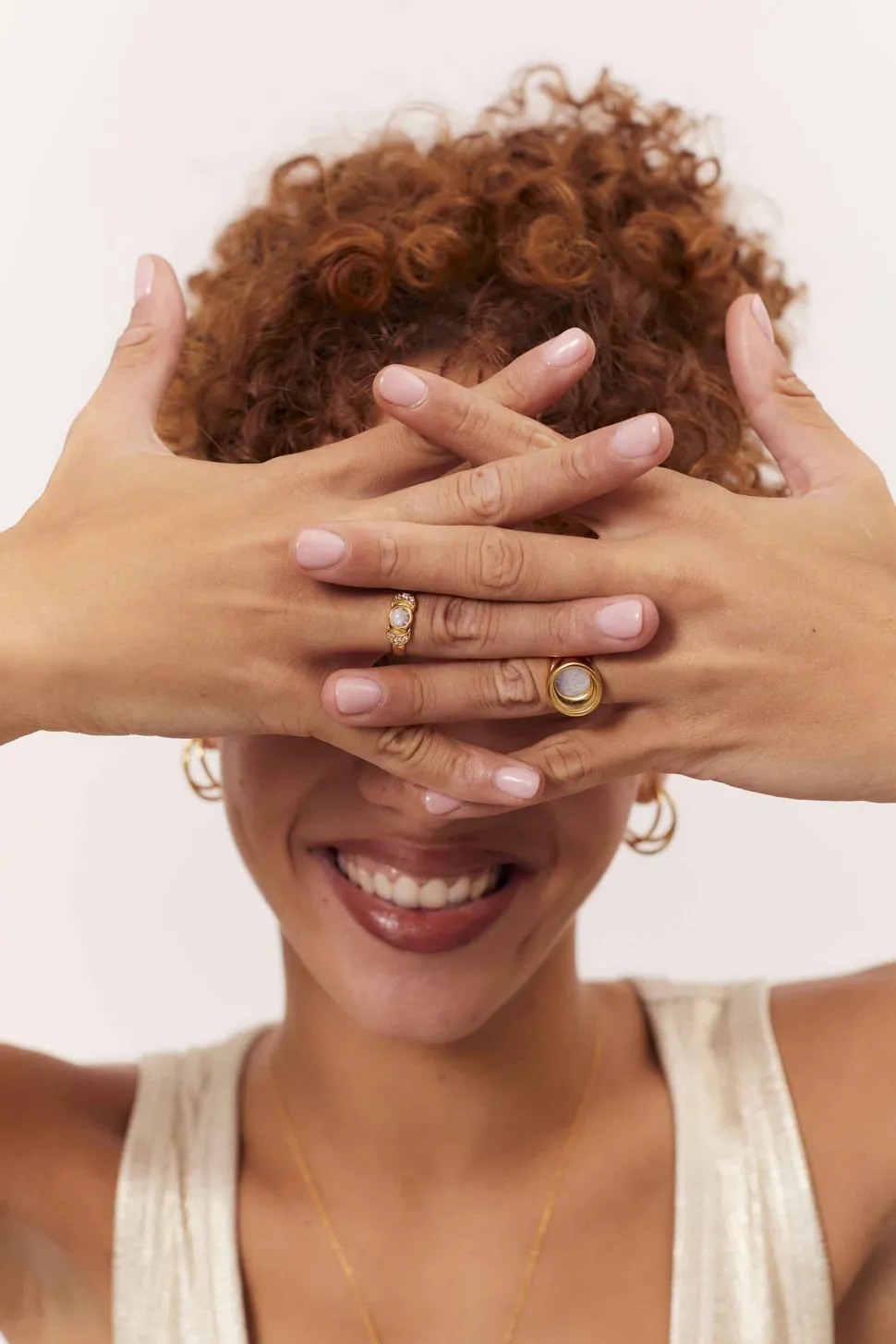ANILLO SOMESH BAÑADO EN ORO