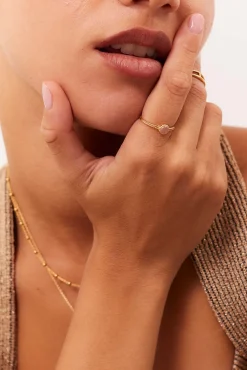 ANILLO SUNITA BAÑADO EN ORO