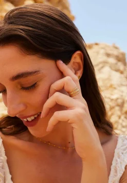 ANILLO TANIKA BAÑADO EN ORO