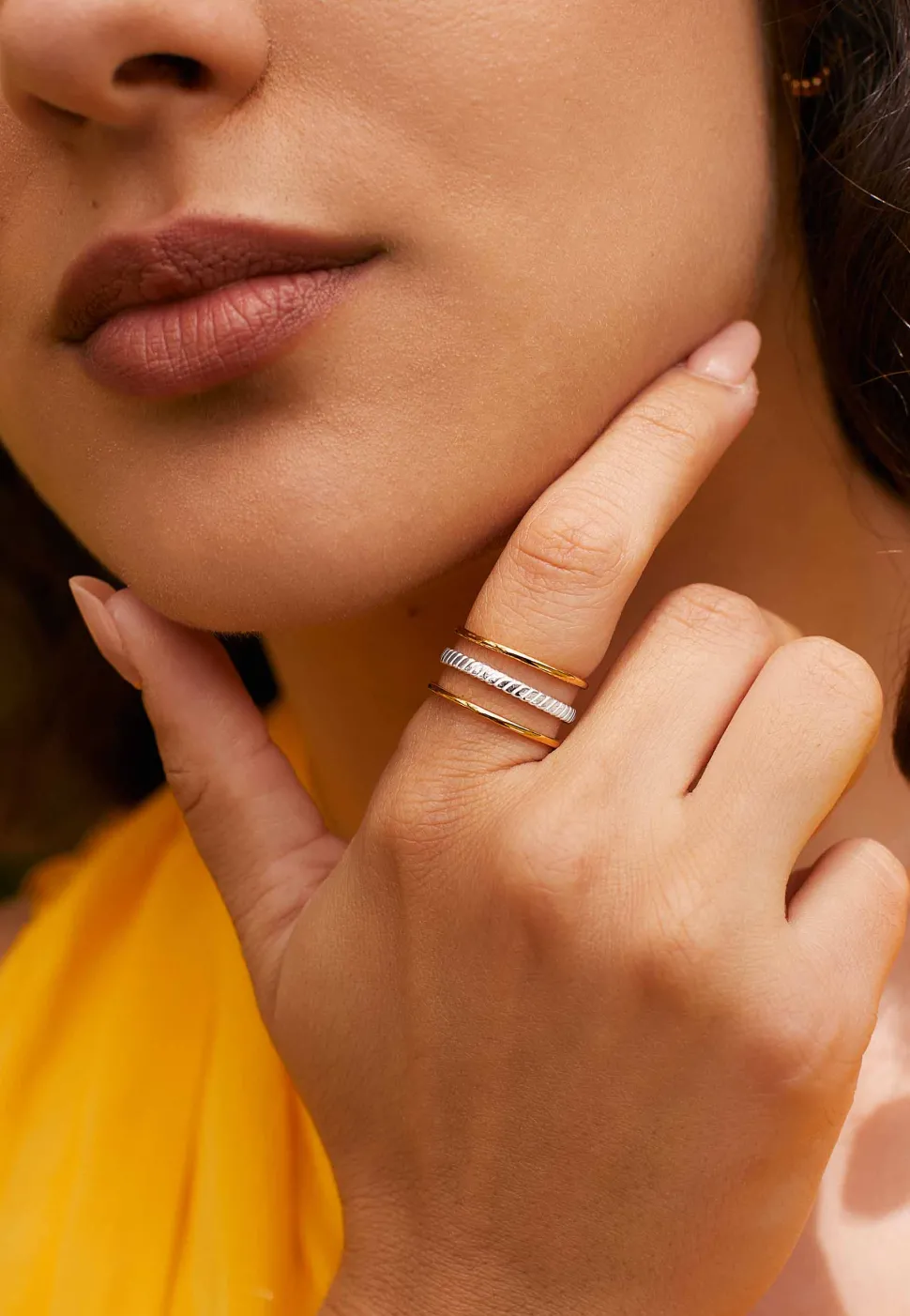 ANILLO TANIKA BICOLOR