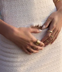 ANILLO TAT BAÑADO EN ORO