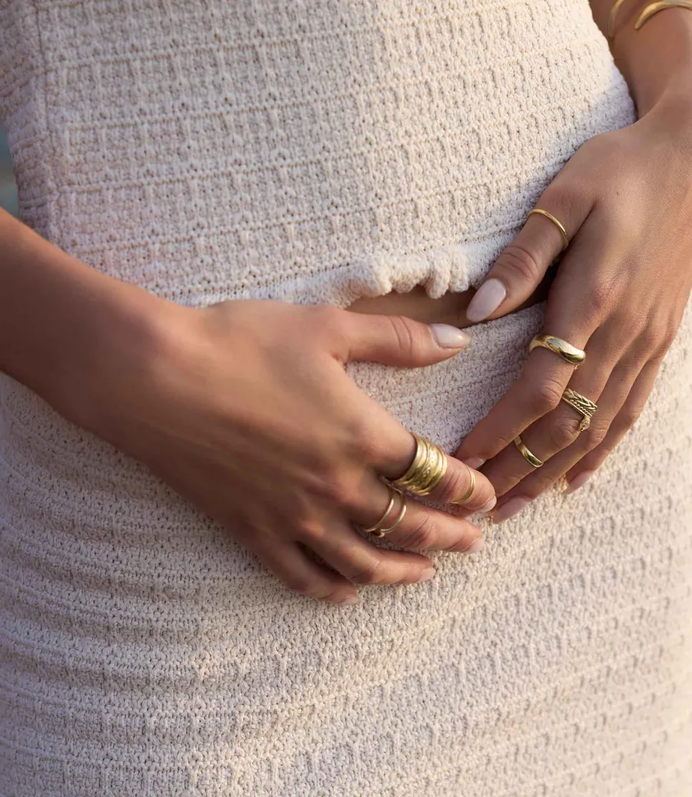 ANILLO TAT BAÑADO EN ORO