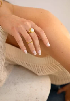 ANILLO TENAYA BAÑADO ORO
