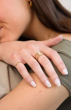 ANILLO VEDANTA BAÑADO ORO