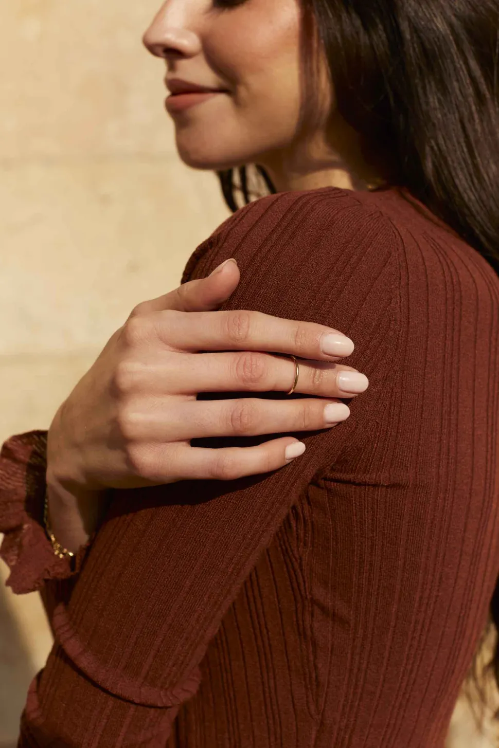 ANILLO VIMAAN (MIDI) BAÑADO EN ORO