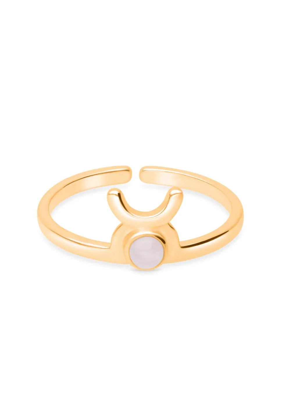 ANILLO ZODIACO BAÑADO EN ORO