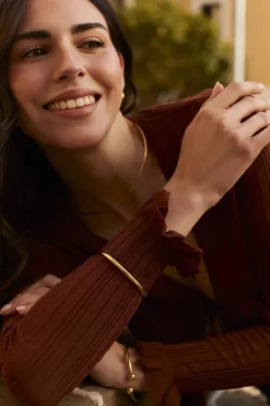 BRAZALETE CHIKANE BAÑADO EN ORO