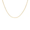 CADENA COLLAR (38+7) BAÑADA EN ORO