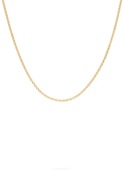 CADENA COLLAR (38+7) BAÑADA EN ORO