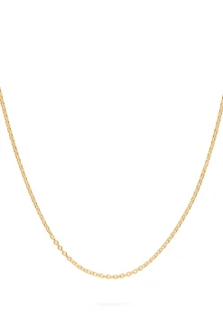 CADENA COLLAR LARGA (70+10) BAÑADA EN ORO