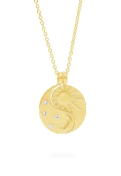 COLLAR AADHA BAÑADO EN ORO