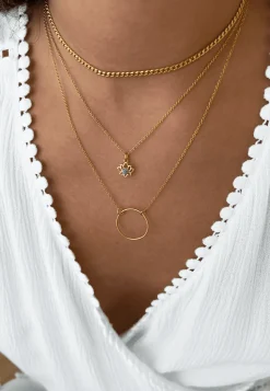 COLLAR ABJINI BAÑADO EN ORO