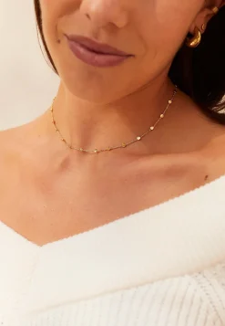 COLLAR ADITI BAÑADO EN ORO