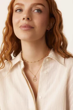 COLLAR AKHA BAÑADO EN ORO