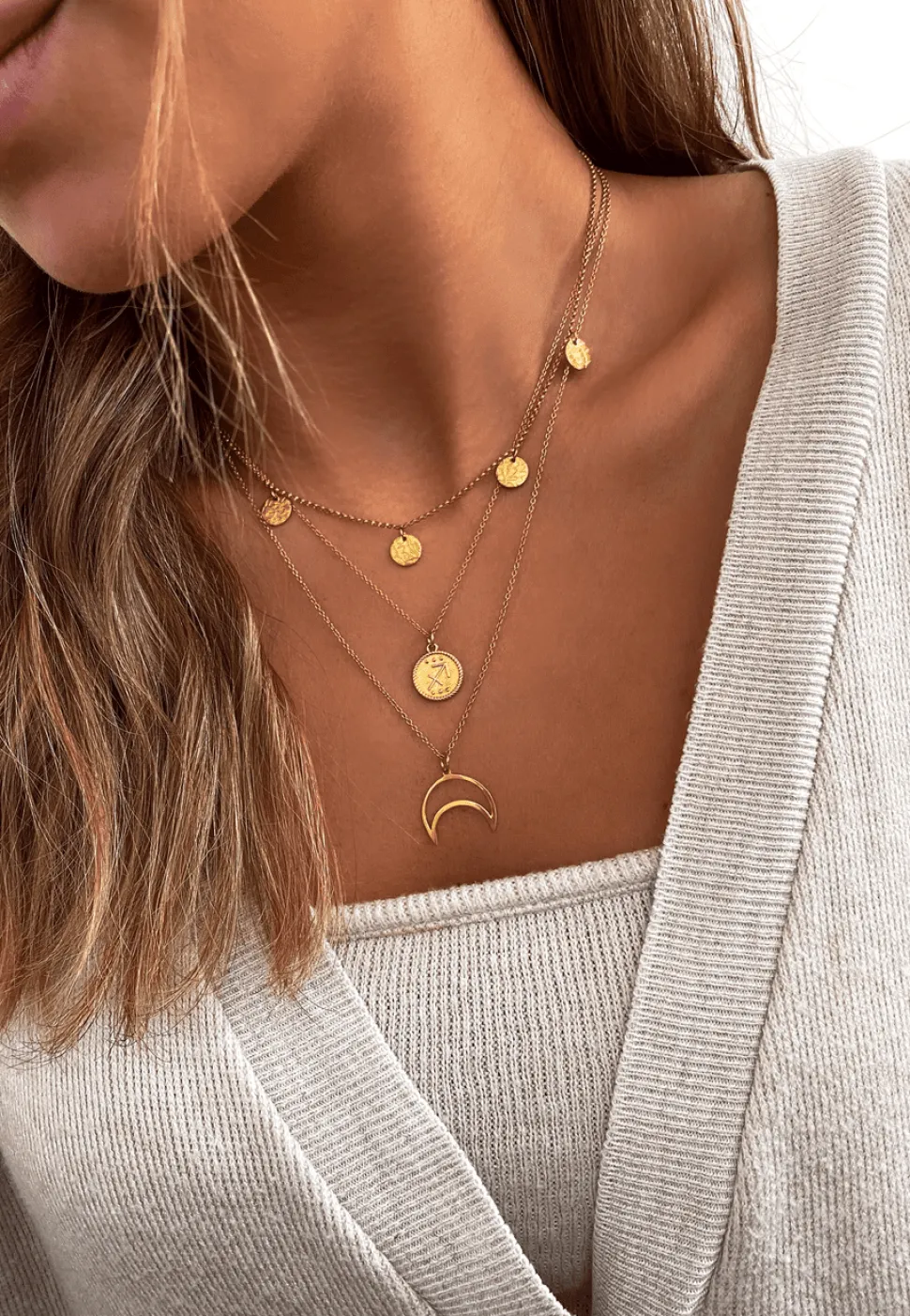 COLLAR ARDH BAÑADO EN ORO