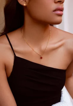 COLLAR ARUNA BAÑADO EN ORO